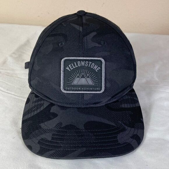 Yellowstone Cap Hat Camo Ranch Baseball Trucker Adjustable Camouflage Logo Black - Picture 5 of 10